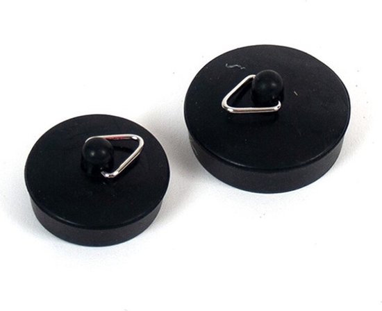 Gerimport Évier Universel 3,8/4,8 Cm Zwart 2 pièces