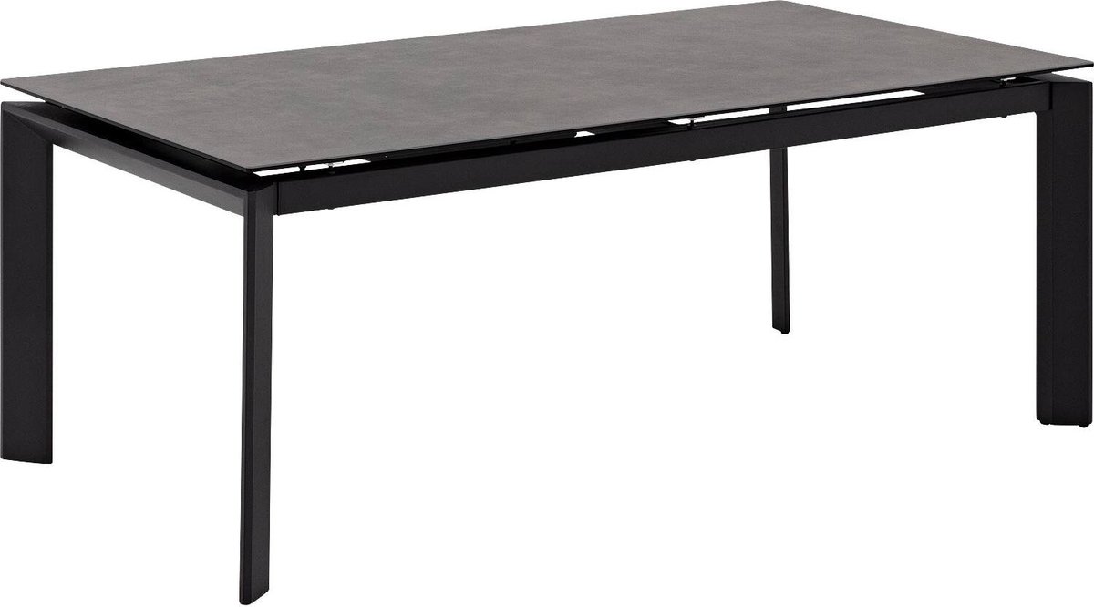 Goossens Eliana Eettafel - Keramiek - 200 x 76 x 100 cm - Rechthoek - grijs