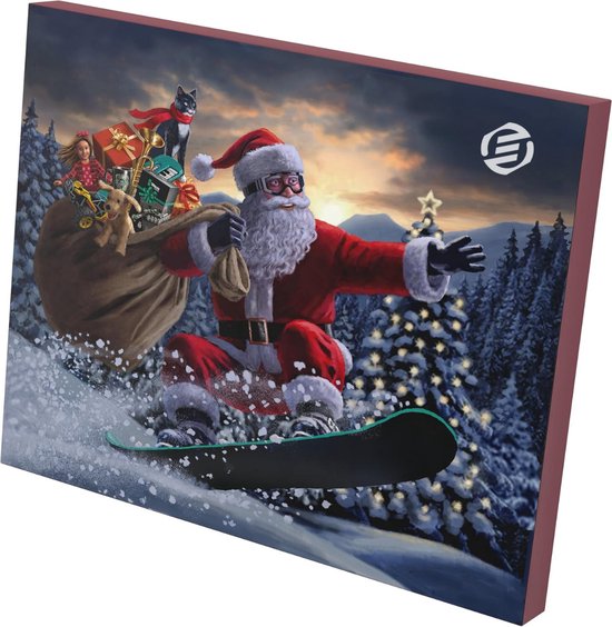 Equivera Adventskalender - Adventskalender 2024 - 24 Dagen Aftelkalender - Kerst Adventskalender - Kerstcadeau - Sinterklaascadeau - voor Kinderen en Volwassenen - 24 Verrassingen