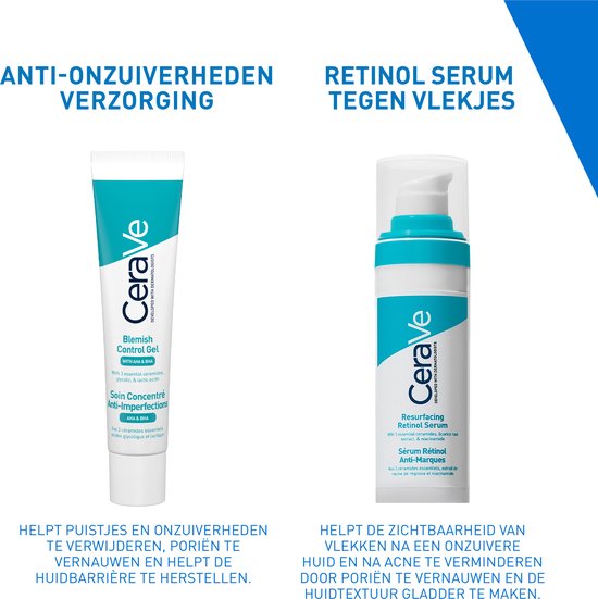 CeraVe Geconcentreerde Anti-Onzuiverheden Verzorging - voor een Onzuivere Huid met Neiging tot Acne - met 2% Salicylzuur - 40ml