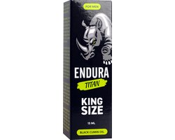 Endura Titan Cumin Oil - King Size - Grotere Erecties