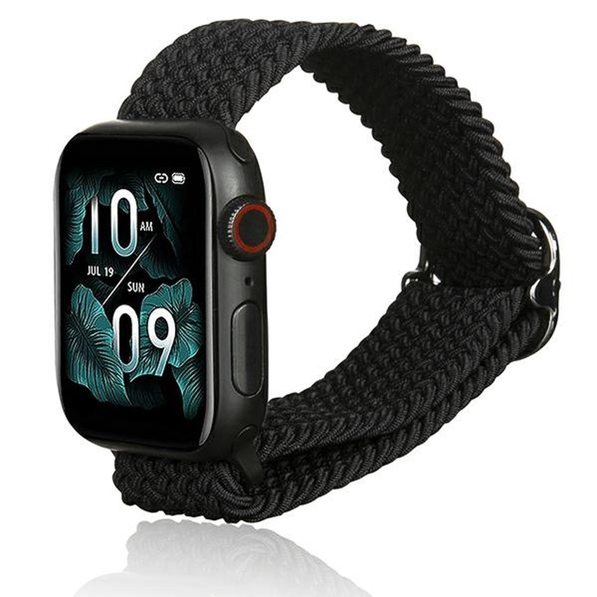 Beline pasek smartwatchbandje voor Apple Watch 42-44-45-49mm zwart