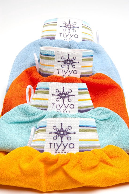 Tiyya Scrubhandschoen - Kessa - Kese- Scrubben - verwijderen dode huidcellen - Rechtstreeks van de Fabrikant