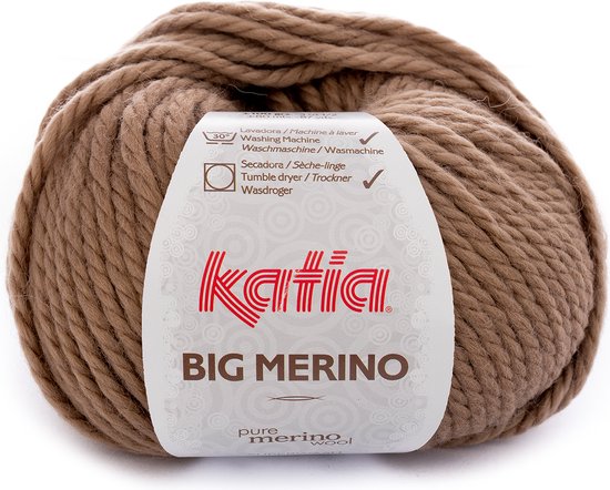 Katia Big Merino - 20 lichtbruin - Wol/Acryl Garen