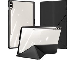 Dux Ducis - Hoes geschikt voor Samsung Galaxy Tab S10 Ultra/S9 Ultra/S8 Ultra - Magneet sluiting - Auto Sleep/Wake functie - Met Pencil houder - Zwart