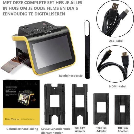 Diaviewer-lichtbak voor Het Scannen van Dia's en Filmnegatieven A4 Ultradunne