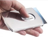 Schuifbare Visitekaarthouder | Business Card Slide Holder | Visitekaartjes Case Aluminium