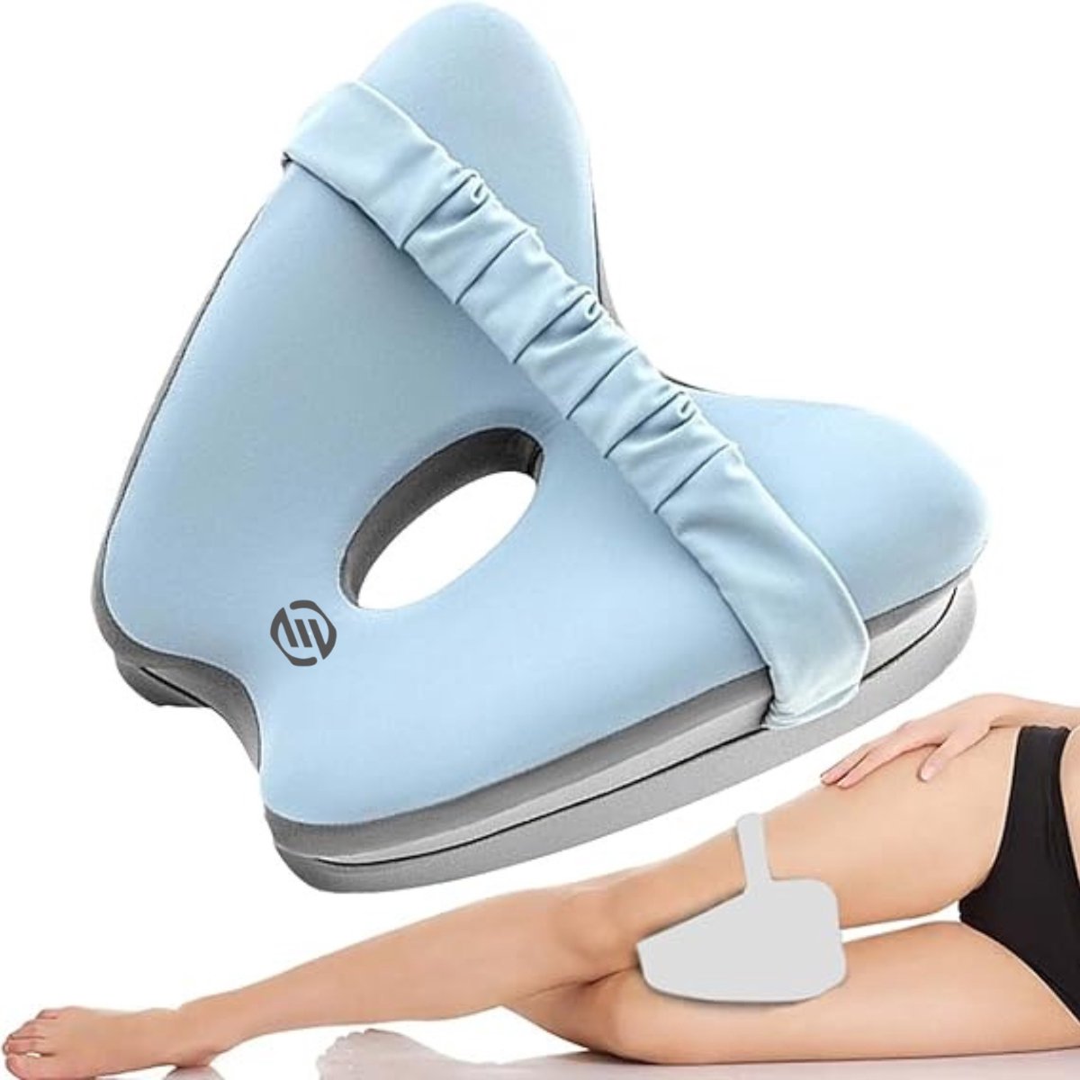 Goedkoopste Equivera Kniekussen - Kniekussen voor in Bed - Kniekussen Orthopedisch - Zijslaapkussen - Kniekussen voor in Bed
