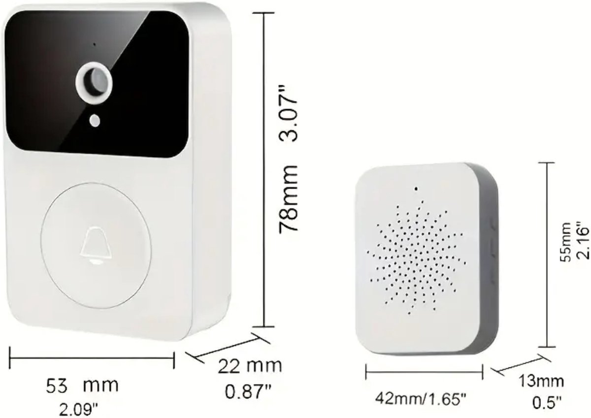 Bovista Videodeurbel met Camera en Nachtzicht - afbeelding 3