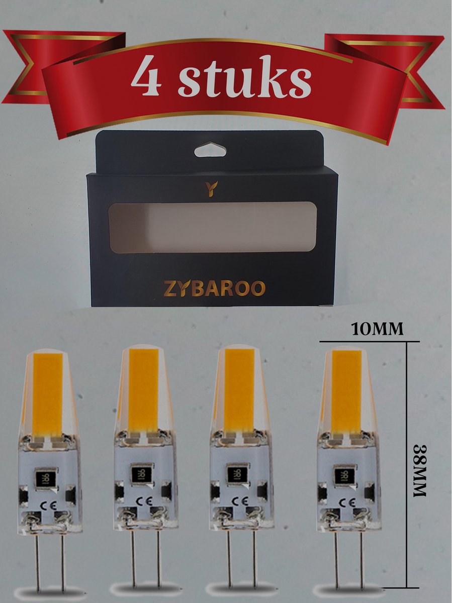 G4 led lampen ( 4 stuks ) warmwit led G4 lampen-1,8watt