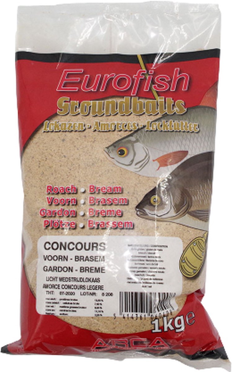 Arca Eurofish Concours Grondvoer | 1kg Beige 1kg