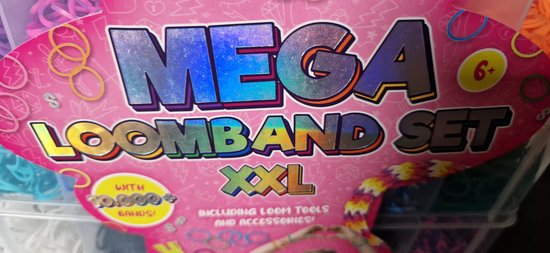 Foto: Loombands koffer xxl 10 000 bands met loombord charms en heel veel elastiekjes loomelastiekjes loomen loom pakket starterspakket loomdoos loomkoffer