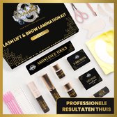 Glamfinity Lash Lift & Brow Lamination Kit - Wimperlifting Set - Extra Sterke Lijm - Nieuwe Formule - Korte Inwerktijd 3-5 minuten