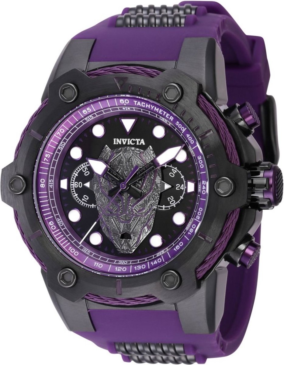 Invicta Marvel - Black Panther 40835 Quartz Herenhorloge - 51mm