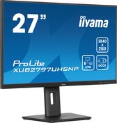 iiyama ProLite XUB2797UHSNP-B1 - 27 inch - 4K - IPS - USB-Hub (4x) - Verstelbaar - USB-C Dock - KVM-switch