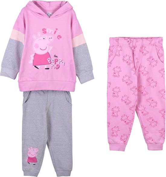 Foto: Peppa pig joggingpak roze smile i m peppa pig