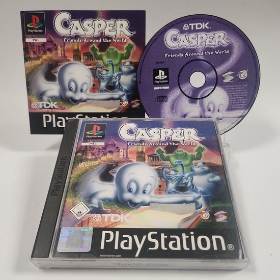 CASPER FRIENDS AROUND the world PlayStation 1, Pal, Manual en caja original, ¡Disco en muy buen estado! EUR 25,63 - ES