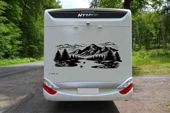 Autosticker met een ontwerp van een hond