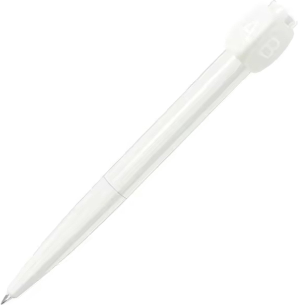 ABCD Pen | Wit | Leuke Pennen | Pen Kind | Pennen | Grappige Pennen | Cadeau Tip | Kadeau Tip | Leuk Cadeau Voor Kinderen | Pen Voor School | Spiekpen | Antwoord Pen