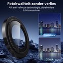 Een Mobstore cameralensbeschermer met AR-technologie en een stad bij nacht vergeleken met 'OTHER'.