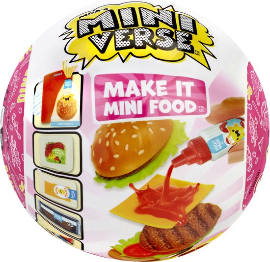 Foto: Miniverse make it mini foods diner series 3a knutselen diy hobbypakket knutselpakket