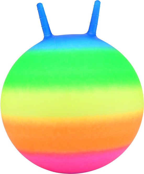 John Toy Regenboog skippybal 45cm