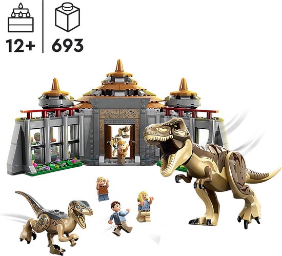 LEGO Jurassic - Centre d'accueil : T. rex et Raptor Attack 76961