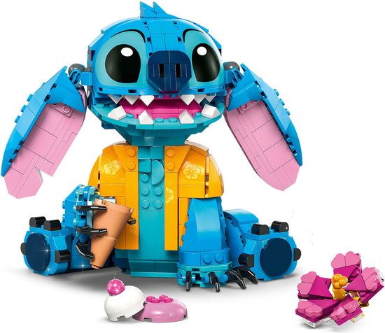 LEGO ǀ Disney Stitch, Jouet de Construction pour Enfants, Set avec Cornet de Glace, Figurine à Construire, Idée Cadeau pour Les Filles et Garçons Dès 9 Ans Fans du Célèbre Film Lilo et Stitch 43249
