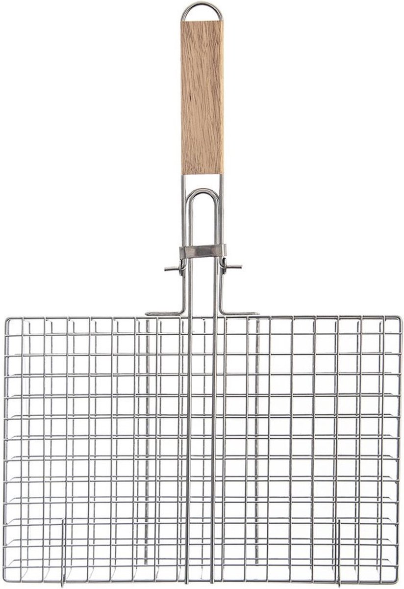 Grillmand Metaal 32x49 cm - Bbq - Barbecue Mand - Grillschaal - Grillplaat