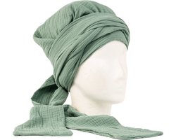 Mon'Que Curly Boost - Hydrofiele Plopdoek voor Krullen-Groen – Zacht, Ademend & Dubbel Laags – Voor Minder Pluis & Meer Kruldefinitie