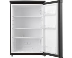 Inventum KK550B tafelmodel koelkast energiezuinig - 131 liter - Zonder vriesvak - 55 cm breed - Superkoelen - Led-verlichting - Energielabel D - Vrijstaand - Zwart