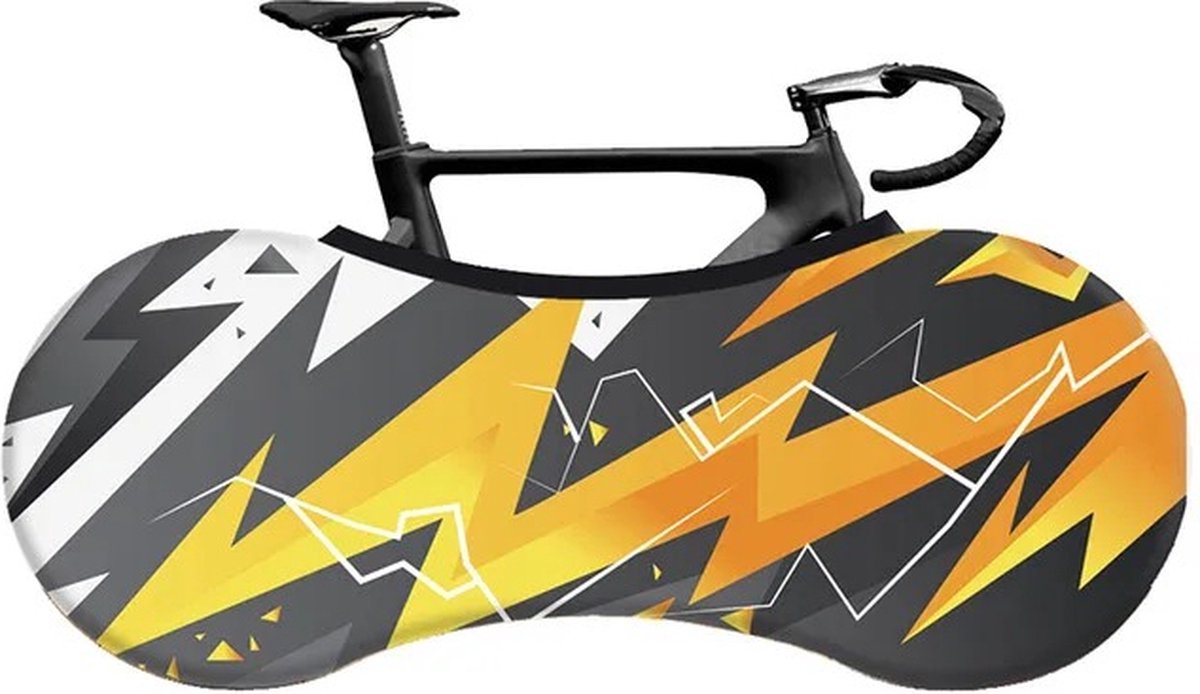 Fietshoes - Fietscover - Fietsbeschermhoes - Rekbaar - Racefiets Hoes - Verschillende patronen - Bliksem
