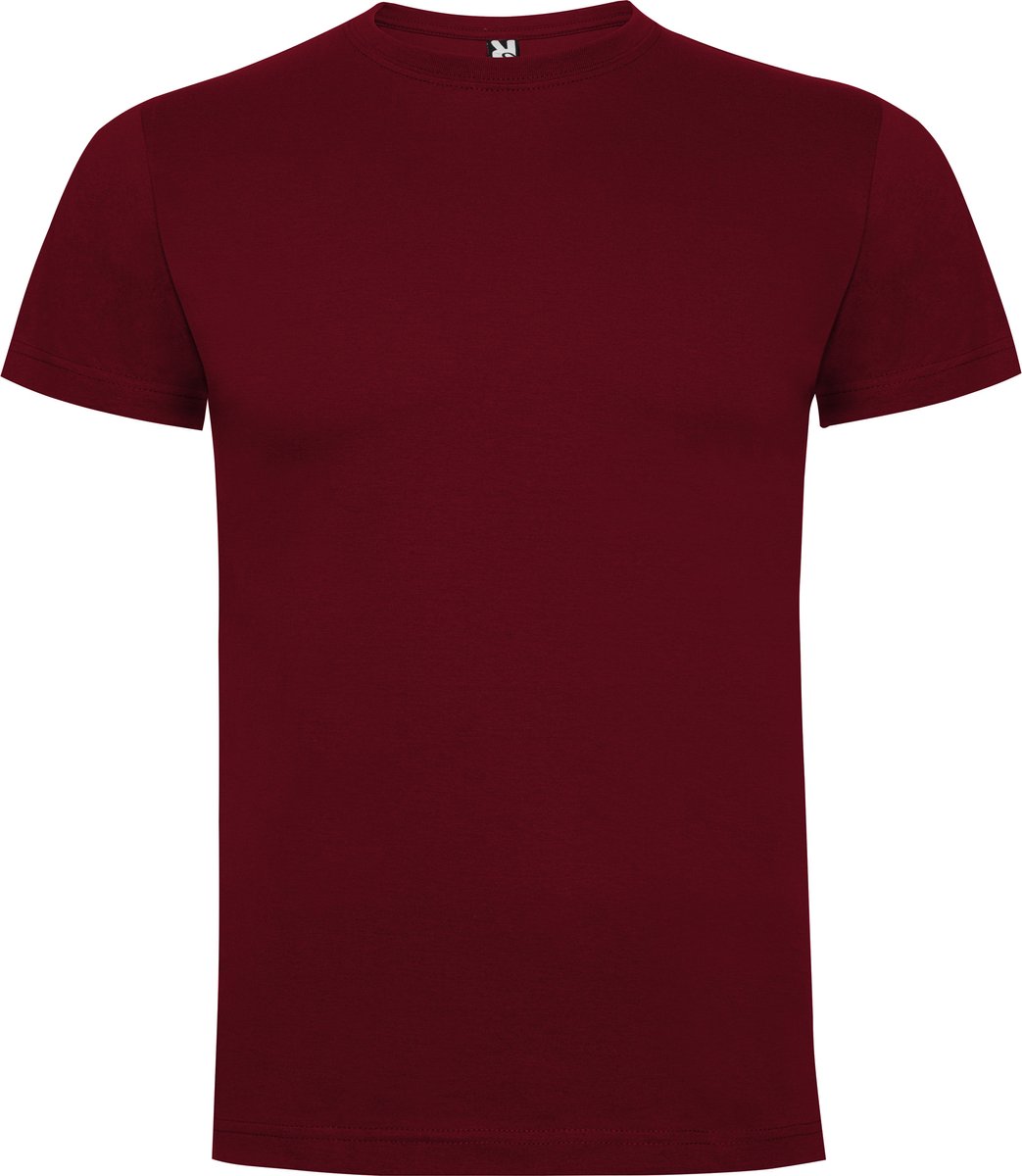 Donker Rood 2 pack Premium t-shirts Roly Dogo maat XL
