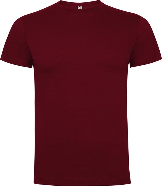 Donker Rood 2 pack Premium t-shirts Roly Dogo maat XL