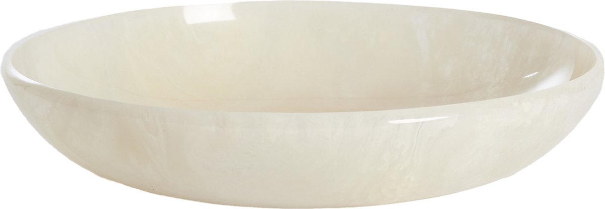 Schaal BELAWAN - Ø26x5cm - Wit