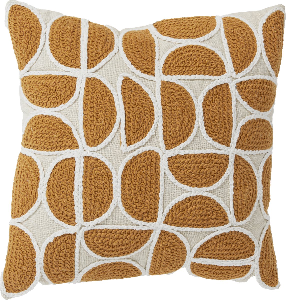 Kussen CASCO - 45x45cm - Geel