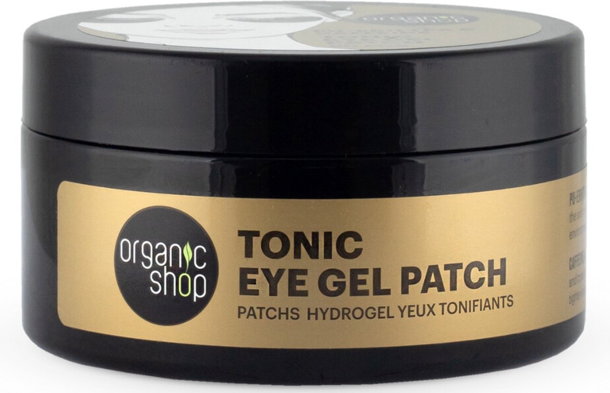 Organic Shop Eye Gel Patch Pu-erh tea & Caffeine - 3 x 60 pcs - Voordeelverpakking