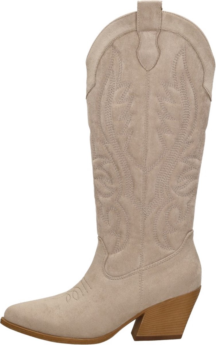 Sub55 Western boots Kuit Laarzen - Beige - Maat 42 | bol