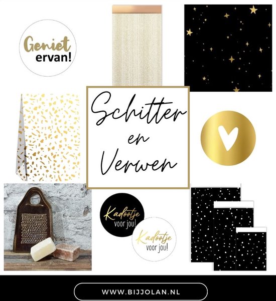 Woondecoratie Cadeau Pakket - 12-delig – BijJolan - Amberblokjes & Interieuraccessoires