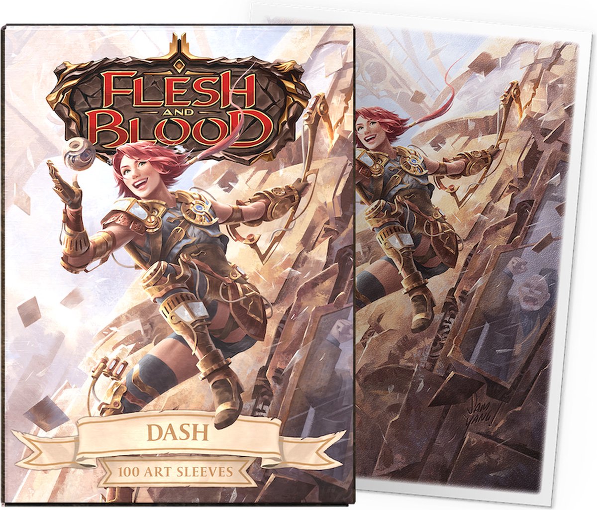 Dragonshield 100 Box Sleeves Brushed Art: FAB Dash