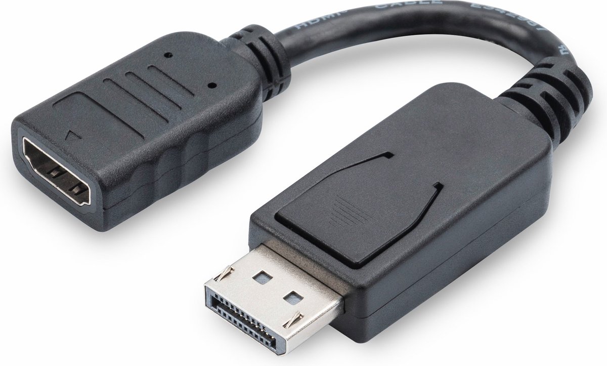Digitus Displayport Hdmi-Adapter Voor 4K-Monitor En Tv Met Dp 1, 2, 0 Of 15M
