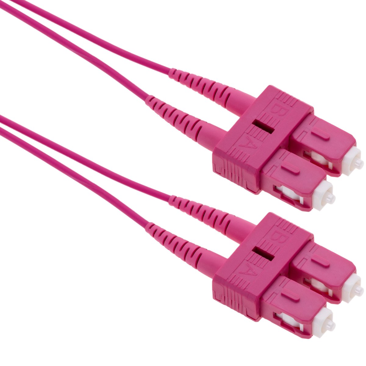 BeMatik - Multimode OM4 glasvezelkabel MMF duplex 50µm / 125µm SC-SC 7m