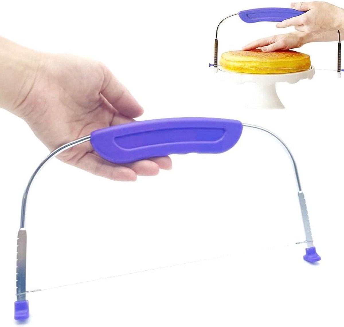 Verstelbare Draad Rechte Cake Slicer Professionele Cake Leveller Slicer Rvs Cake Cutter Keuken Accessoires Bakken Tools Taartsnijder