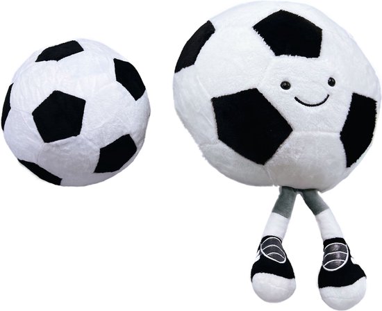 Kraamcadeau, mijn eerste voelbal, kraamcadeau jongen, kraamcadeau meisje - meer kleuren mogelijk - pluche voetbal XL - kan ook rechtstreeks als cadeau worden verstuurd van Little Dutch — afbeelding 4
