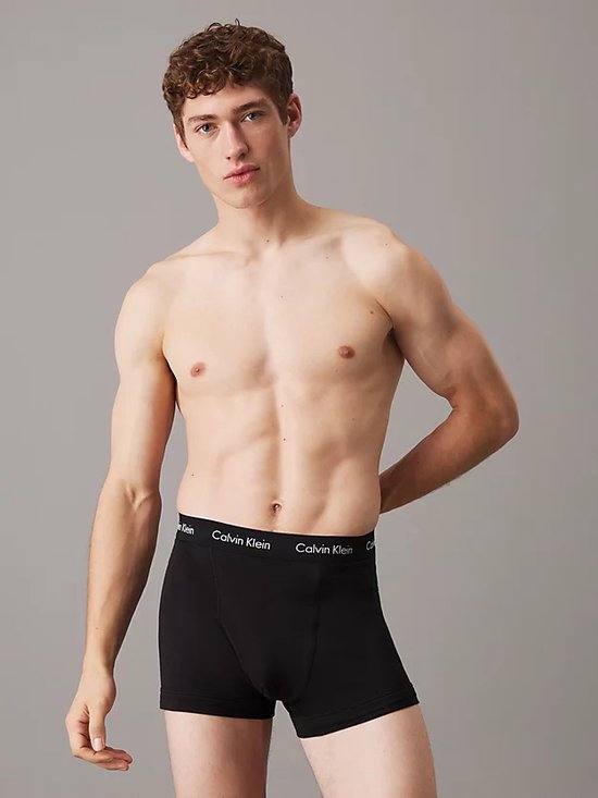 Calvin Klein Trunk boxershorts in 3-pack • Zwart • de Bijenkorf