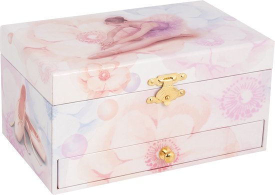 Goki Muziekdoos/sieradendoos Ballerina 19 Cm Roze van goki — afbeelding 2