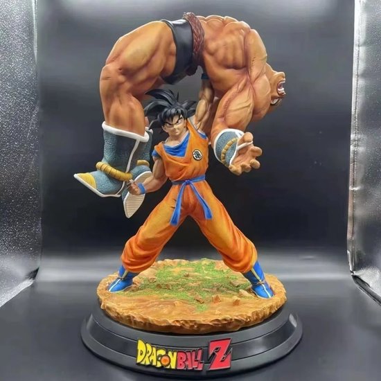 Figurine Dragon Ball Son Goku Et Nappa - PVC 23cm - Sans Marque - 2023