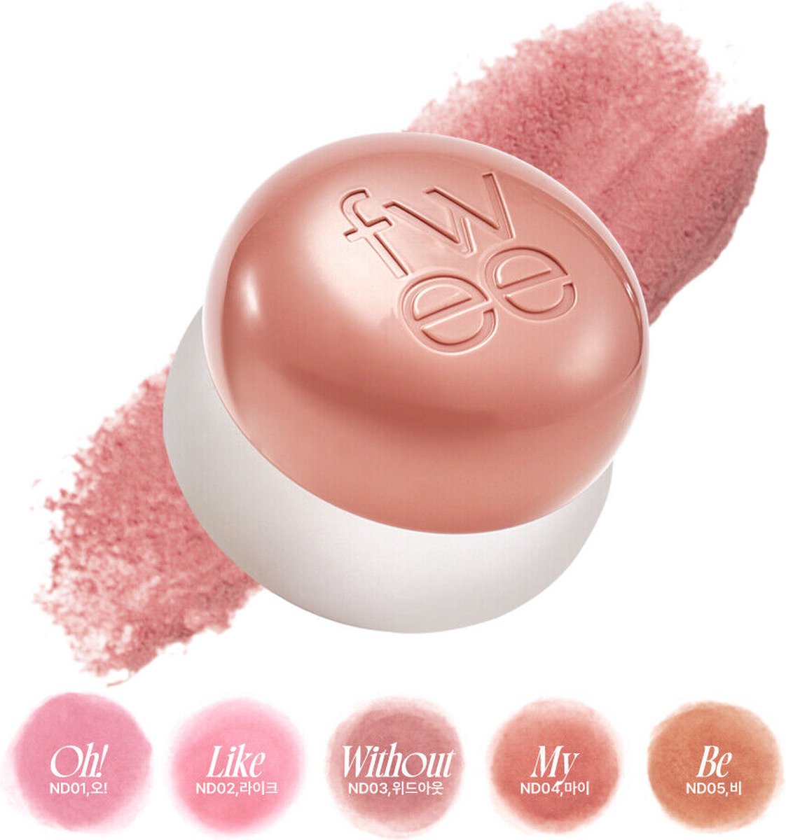FWEE Lip&Cheek Blurry Pudding Pot ND05 Be