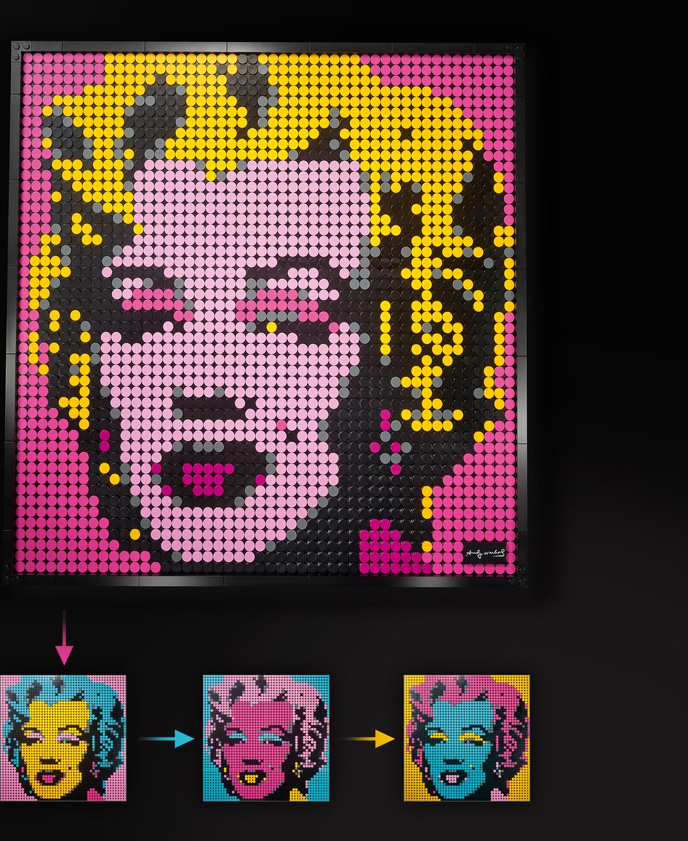 LEGO Art Andy Warhol's Marilyn Monroe 31197 — afbeelding 3