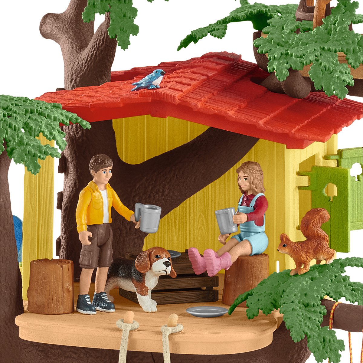 schleich FARM WORLD - Avontuurlijke boomhut - Speelfigurenset - Kinderspeelgoed voor Jongens en Meisjes - 3 tot 8 jaar - 28 Onderdelen — afbeelding 9